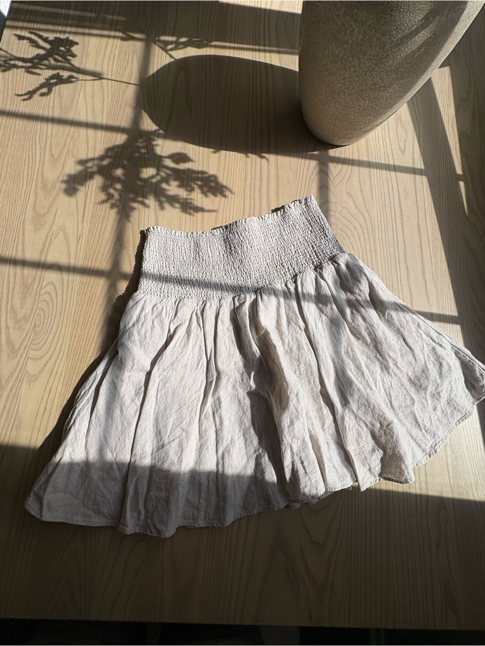J crew 100 percent linen skirt